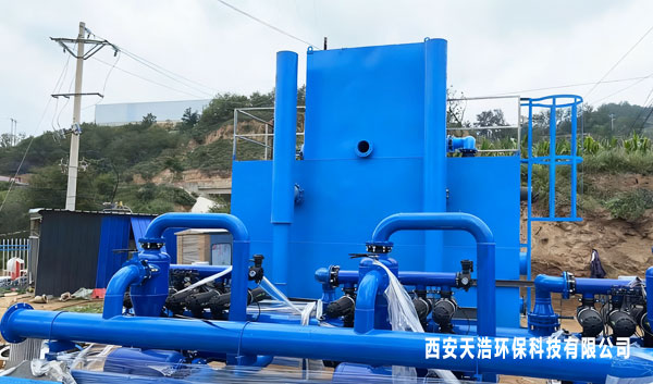 甘肃长庆(ji��n)黄河水处理项目净水设备安装调�? width=